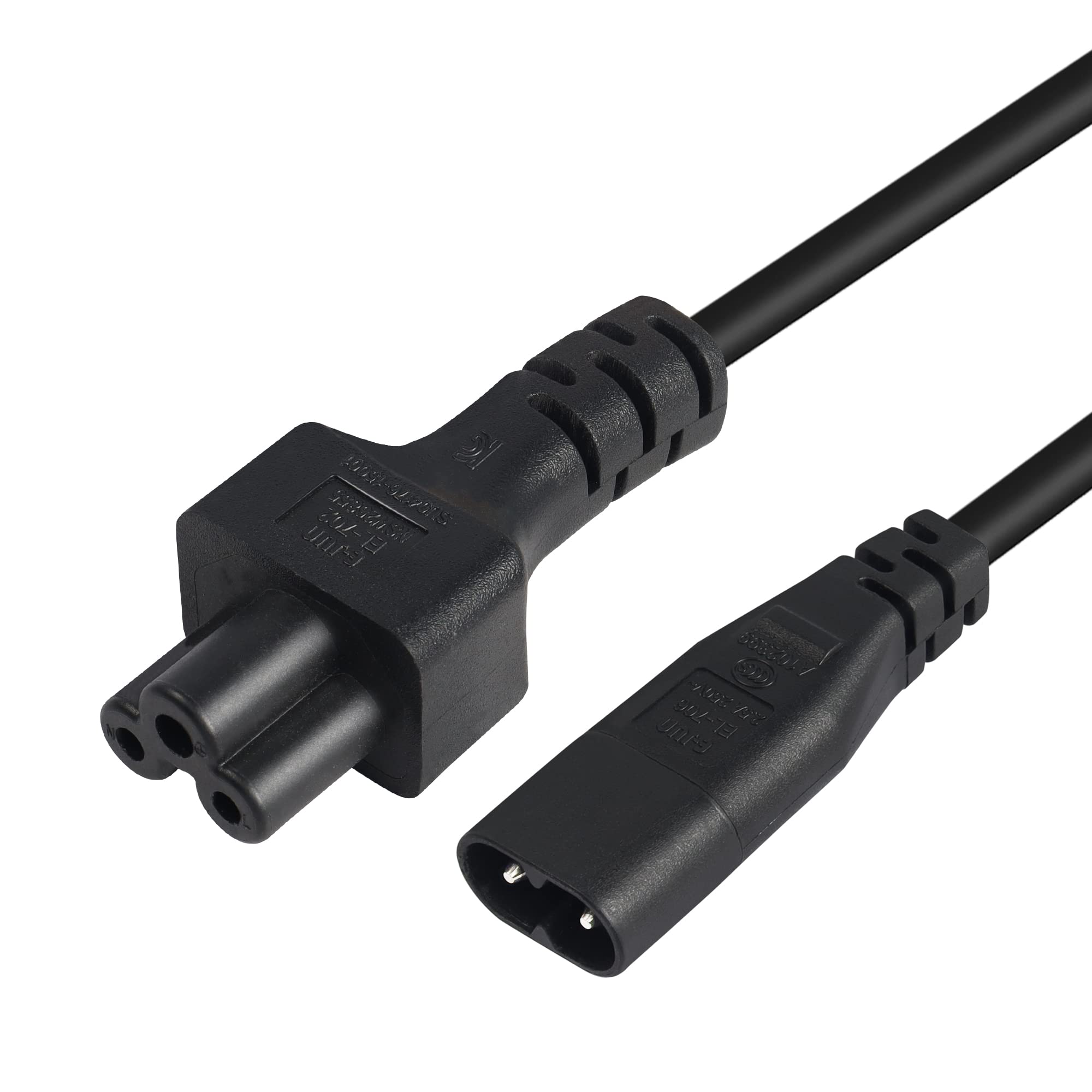Amazon.com: GINTOOYUN C8 to C5 Power Cable, IEC320 C8 to C5